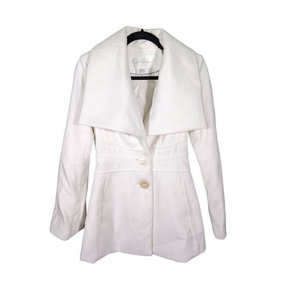 Jessica Simpson Winter White Peacoat Women's Extra Small - Picture 1 of 5